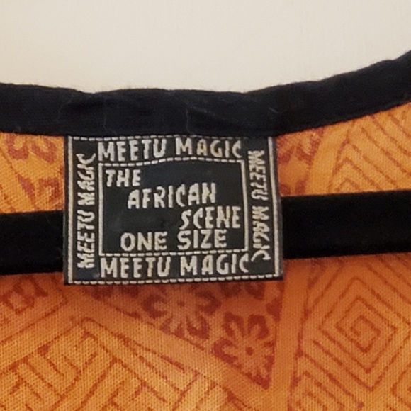 MEETU MAGIC The African Scene Tribal Maxi Caftan with bead work - Picture 5 of 5
